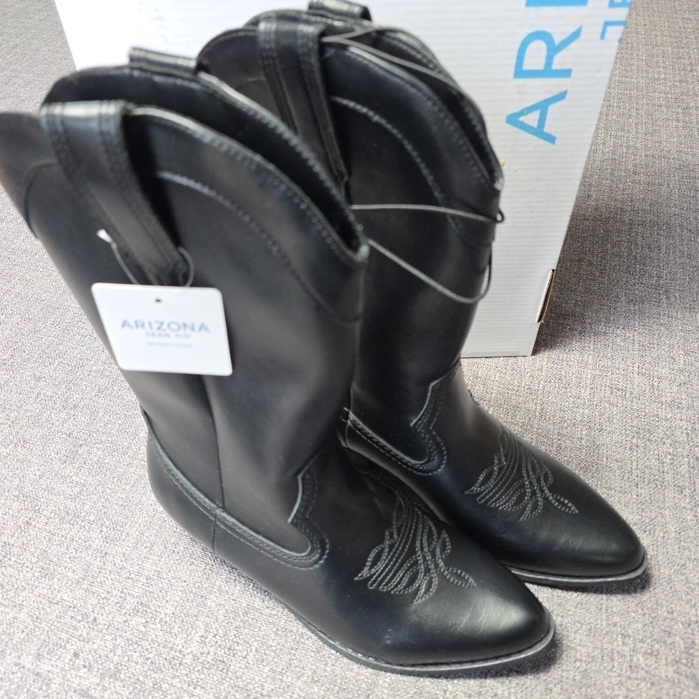 Arizona Boots Womens Maybrook Black Size 7 M Cowboy Western Heeled